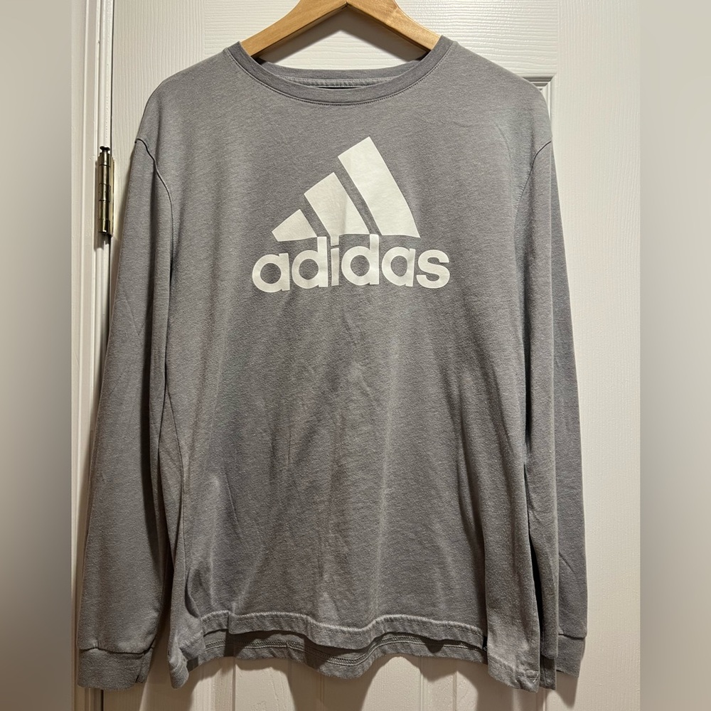 Unisex Adidas Crew Neck Long Sleeve Tee